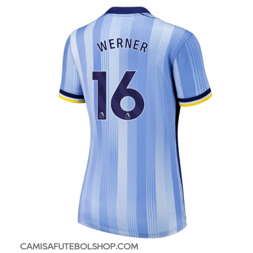 Camisa de time de futebol Tottenham Hotspur Timo Werner #16 Replicas 2º Equipamento Feminina 2024-25 Manga Curta